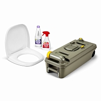 Средства и аксессуары для туалетных кабин