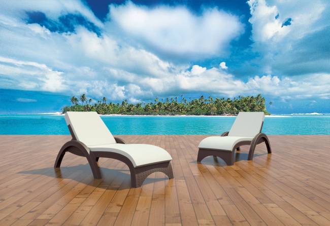 Матрас для шезлонга GS 1009 (Fiji) слоновая кость 1840х590х50 мм Матрас для шезлонга GS 1009 (Fiji) слоновая кость 1840х590х50 мм