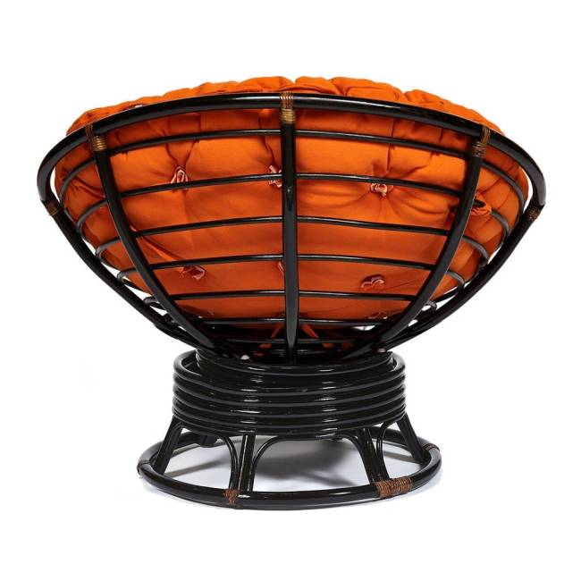 Кресло-качалка PAPASAN/ПАПАСАН w 23/01 B /с подушкой/ 115х78х104 см, Antique brown (античный черно-коричневый), ткань Оранжевый, С 23 Antique brown (античный черно-коричневый) Кресло-качалка PAPASAN/ПАПАСАН w 23/01 B /с подушкой/ 115х78х104 см, Antique brown (античный черно-коричневый), ткань Оранжевый, С 23 Antique brown (античный черно-коричневый)