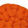 Кресло-качалка PAPASAN/ПАПАСАН w 23/01 B /с подушкой/ 115х78х104 см, Pecan (орех), ткань Оранжевый, С 23