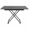 Стол универсальный трансформируемый АНДРЭ Loft ЛДСП терраццо/чёрный Стол универсальный трансформируемый АНДРЭ Loft ЛДСП терраццо/чёрный