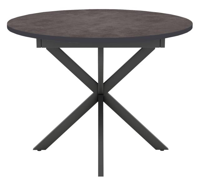 Стол DikLine RDB100X хромикс бронза/ черный/опоры XR  черные