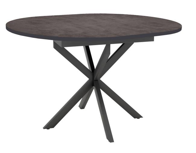 Стол DikLine RDB100X хромикс бронза/ черный/опоры XR  черные