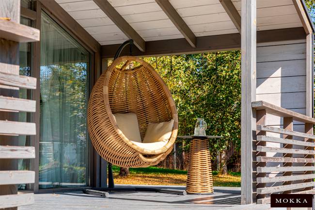 MOKKA MAJORCA подвесное кресло, цвет соломенный