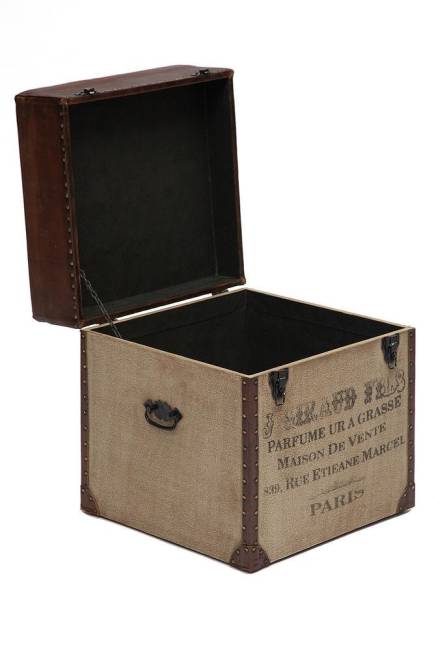 Пуф - сундук Secret De Maison CLICHY ( mod. M-9177 ) дерево манго/кожа буйвола/ткань хлопок, 46 х 46 х 52, коричневый, ткань: винтаж коричневый дерево манго/кожа буйвола/ткань хлопок Пуф - сундук Secret De Maison CLICHY ( mod. M-9177 ) дерево манго/кожа буйвола/ткань хлопок, 46 х 46 х 52, коричневый, ткань: винтаж коричневый дерево манго/кожа буйвола/ткань хлопок