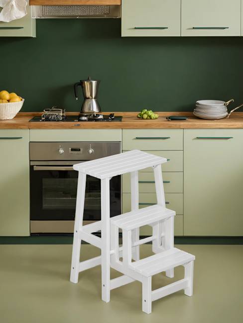 Табурет- стремянка снег