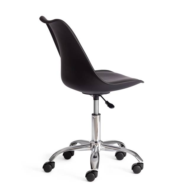 Офисное кресло TULIP (mod.106-1) / 1 шт. в упаковке металл/пластик/PU, 58 x 47 x 97см, Black (черный) / Chrome (хром) черный Офисное кресло TULIP (mod.106-1) / 1 шт. в упаковке металл/пластик/PU, 58 x 47 x 97см, Black (черный) / Chrome (хром) черный