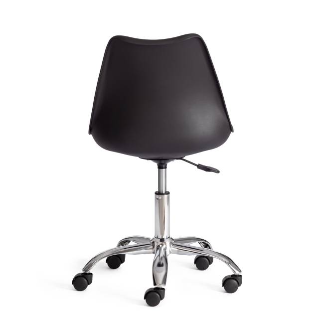 Офисное кресло TULIP (mod.106-1) / 1 шт. в упаковке металл/пластик/PU, 58 x 47 x 97см, Black (черный) / Chrome (хром) черный Офисное кресло TULIP (mod.106-1) / 1 шт. в упаковке металл/пластик/PU, 58 x 47 x 97см, Black (черный) / Chrome (хром) черный