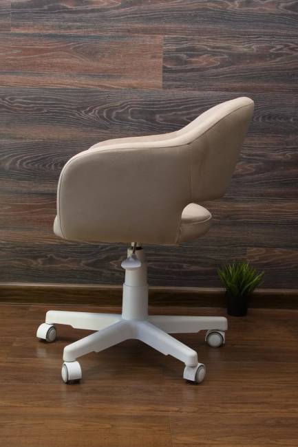 Кресло Бабби белый / бежевый Кресло Бабби белый / бежевый