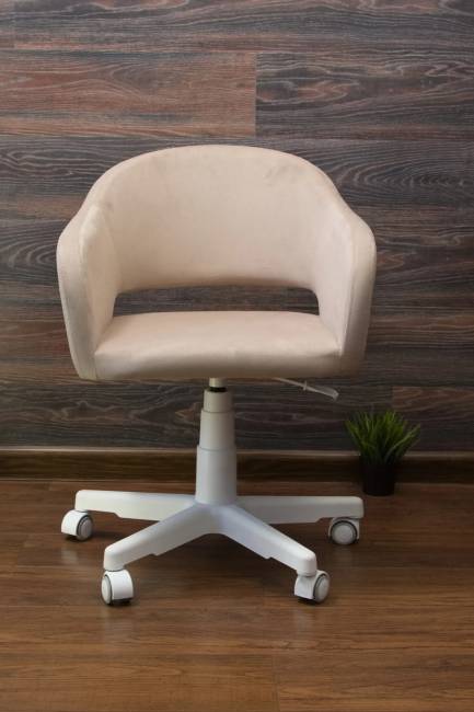 Кресло Бабби белый / бежевый Кресло Бабби белый / бежевый