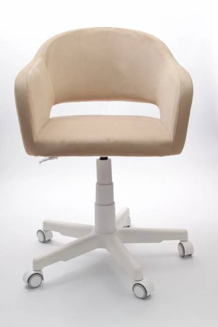 Кресло Бабби белый / бежевый Кресло Бабби белый / бежевый