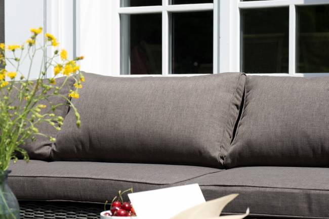 "Лунго" трансформирующаяся лаунж-зона из искусственного ротанга, цвет графит "Лунго" трансформирующаяся лаунж-зона из искусственного ротанга, цвет графит