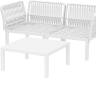 Комплект пластиковой мебели Portofino Lounge белый, бежевый Комплект пластиковой мебели Portofino Lounge белый, бежевый