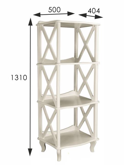 Этажерка-стеллаж Джульетта 3 уровня, дуб шампань Л Этажерка-стеллаж Джульетта 3 уровня, дуб шампань Л