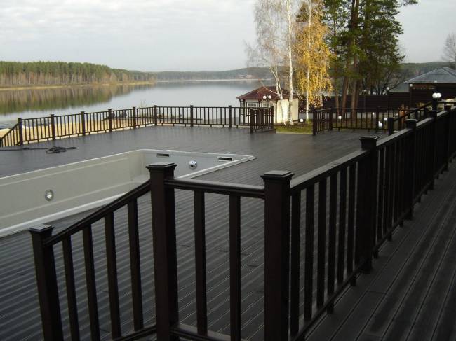 Террасная доска DARVOLEX шовная, 150*23,5*4000 мм, венге Террасная доска DARVOLEX шовная, 150*23,5*4000 мм, венге
