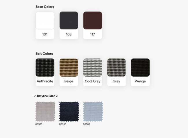 Диван модульный Slim Stripe белый, бежевый 2220х740х687 мм