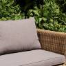 "Капучино" диван из искусственного ротанга трехместный, цвет соломенный "Капучино" диван из искусственного ротанга трехместный, цвет соломенный