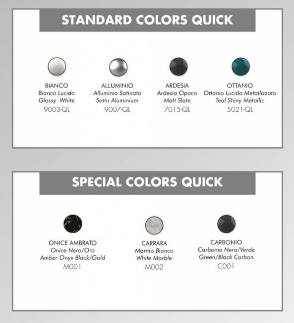 Душ уличный Quick Q125 матовый шифер 500х90х2100 мм