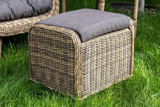 "Толедо" пуф плетеный, цвет соломенный "Толедо" пуф плетеный, цвет соломенный