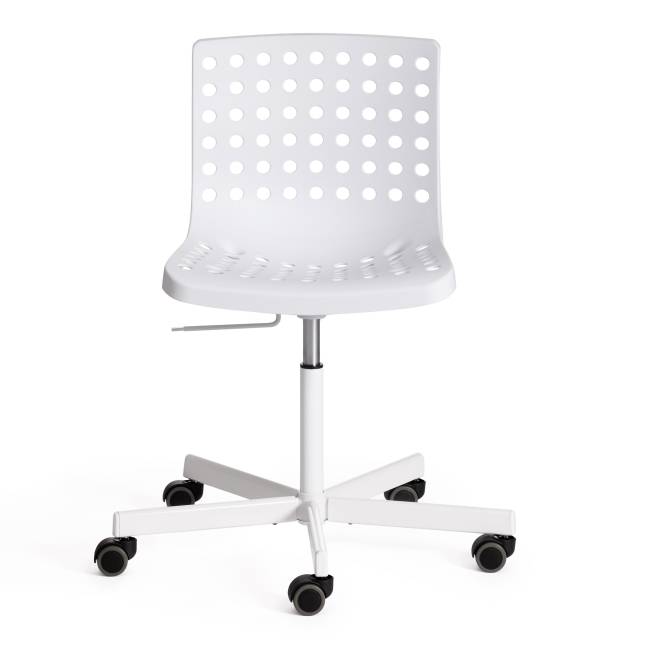 Офисное кресло SKALBERG OFFICE (mod. C-084-B) / 1 шт. в упаковке металл/пластик, White (белый) белый Офисное кресло SKALBERG OFFICE (mod. C-084-B) / 1 шт. в упаковке металл/пластик, White (белый) белый