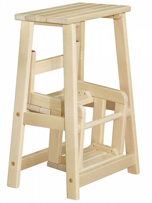 Табурет- стремянка лак Табурет- стремянка лак