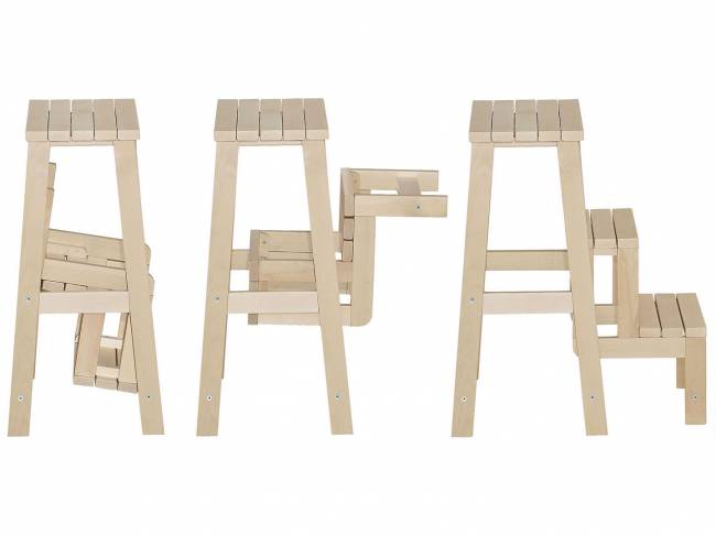 Табурет- стремянка лак Табурет- стремянка лак