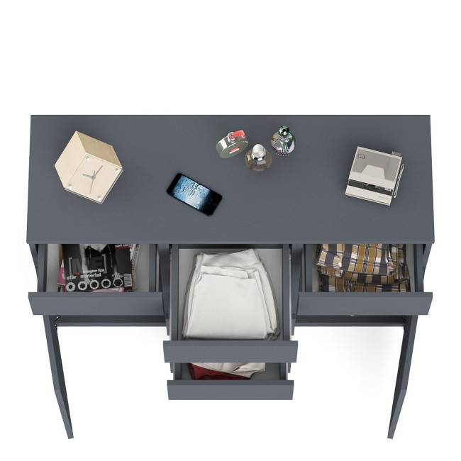 Комод с ящиками и дверками Мори МК1200.4 цвет графит Комод с ящиками и дверками Мори МК1200.4 цвет графит