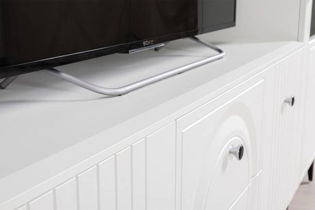 Тумба под ТВ Валенсия 16.45 цвет белый шагрень Тумба под ТВ Валенсия 16.45 цвет белый шагрень