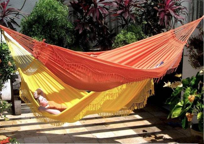 Гамак двухместный FORRO желтый Гамак двухместный FORRO желтый