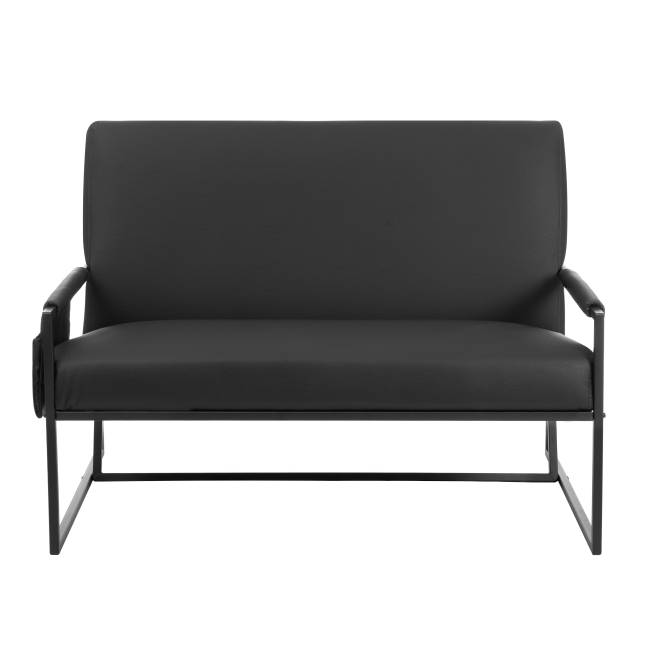 Диван Чарли Люкс/Charli Lux экокожа, шарп чёрный Sharp Чёрный экокожа