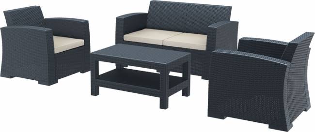 Подушка на сиденье Monaco Seat Cushion бежевый 580х580х70 мм Подушка на сиденье Monaco Seat Cushion бежевый 580х580х70 мм