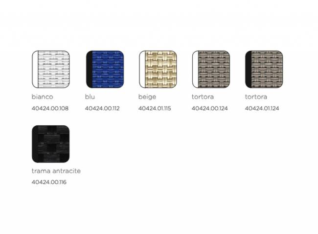 Ремкомплект к лежаку Ricambio Alfa-Omega белый, тортора