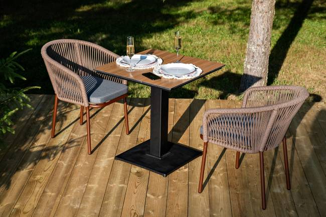 "Каффе" обеденная группа на 2 персоны, цвет "дуб" "Каффе" обеденная группа на 2 персоны, цвет "дуб"