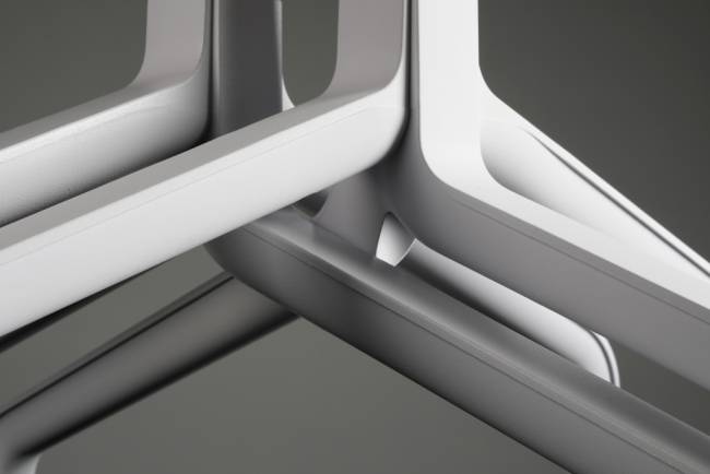 Подстолье металлическое складное Frasca Mini Folding антрацит 450х450х720 мм