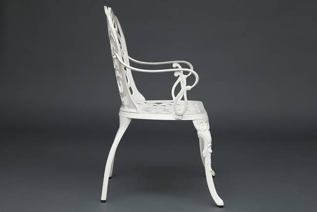 Скамья Secret de Maison Симфония/Symphonie алюминиевый сплав, 95х56х92см, античный белый белый алюминиевый сплав Скамья Secret de Maison Симфония/Symphonie алюминиевый сплав, 95х56х92см, античный белый белый алюминиевый сплав