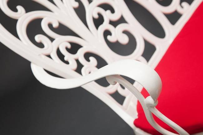 Скамья Secret de Maison Симфония/Symphonie алюминиевый сплав, 95х56х92см, античный белый белый алюминиевый сплав Скамья Secret de Maison Симфония/Symphonie алюминиевый сплав, 95х56х92см, античный белый белый алюминиевый сплав