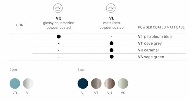 Ваза для цветов Mimosa лен, зеленый шалфей Ø195х310 мм